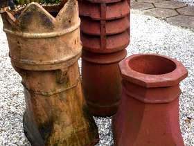 Freecycle 3 Victorian Chimney pots