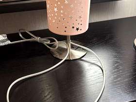 Freecycle Pink bedside lamp