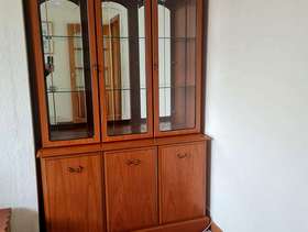 Freecycle Teak display cabinet