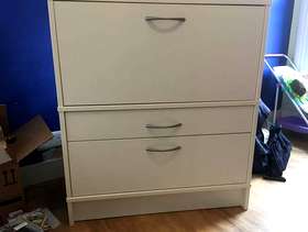 Freecycle White Ikea Filing cabinet