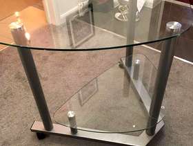 Freecycle Glass corner desk for computer