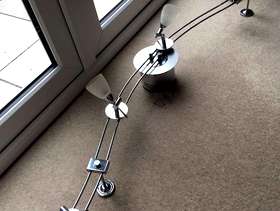 Freecycle Marks and Spencer frosted glass spot light track