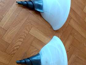 Freecycle Glass wall uplighters