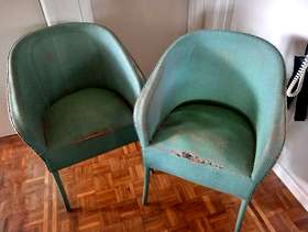 Freecycle Lloyd Loom type Chairs
