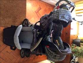 Freecycle Cotbed (Isabella, Mothercare) and Graco Pram/Carseat Travel System