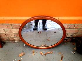 Freecycle Round mirror