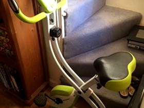 Freecycle Exercise Bike - Currently gathering dust!