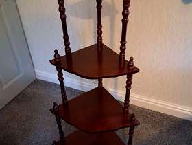 Freecycle Coffee table & corner shelves