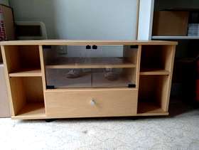 Freecycle TV stand with drawer and shelves