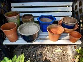 Freecycle Outdoor pots