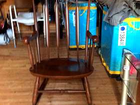 Freecycle Wooden Rocking Chair