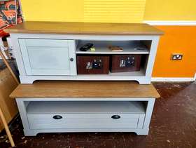 Freecycle Coffee table and tv cabinet