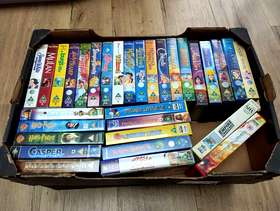 Freecycle Pre recorded VHS Tapes in cases