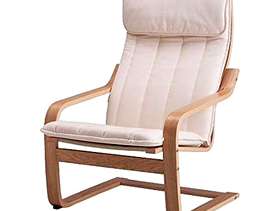 Freecycle Ikea POANG chair, cream