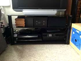 Freecycle Black Television stand and storage unit