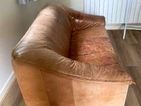 Freecycle 2 IKEA Leather sofas