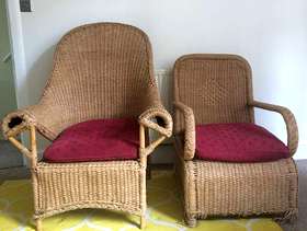 Freecycle 2 basket chairs