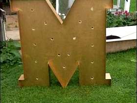 Freecycle Marquee letter M times 2
