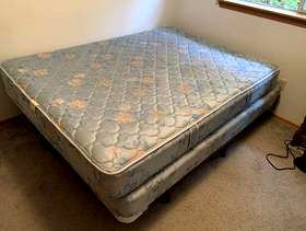 Freecycle Queen box spring and mattress
