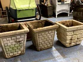 Freecycle Garden varying pots