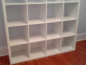 Freecycle IKEA LARGE EXPEDIT 4x4 SHELF WHITE