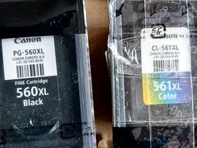 Freecycle Canon XL size Ink Cartridges Colour and Black