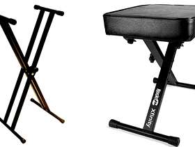 Freecycle Piano Stool and Keyboard stand