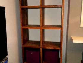 Freecycle Oak bookcase