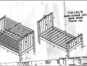 Freecycle Cot/bed