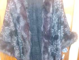 Freecycle Grey fur collared jacket