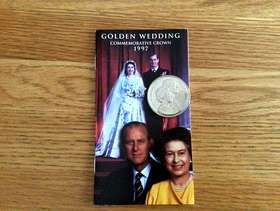 Freecycle Golden Wedding Commemorative Crown 1997