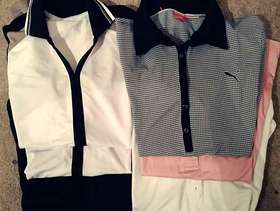 Freecycle Collection of size 12 golf polo's