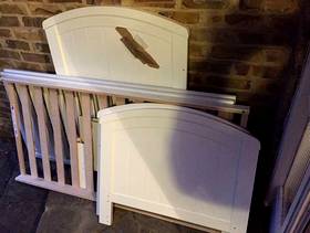 Freecycle Cotbed and quality sprung mattress