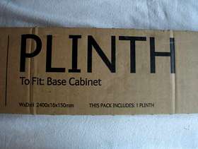 Freecycle Natural Oak Plinth for kitchen/bathroom units.