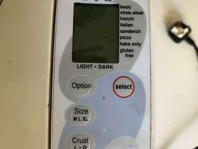 Freecycle Panasonic breadmaker