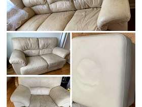 Freecycle 3, 2 and single seater leather sofas available for immediate ...