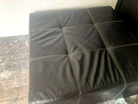 Freecycle Leather footstool