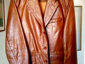 Freecycle Men's Union River leather jacket, as new