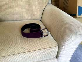 Freecycle Benetton suede belt
