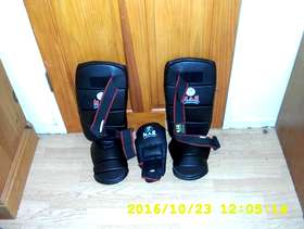 Freecycle MMA shin pads and gloves