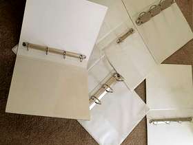 Freecycle 5 x ring binders