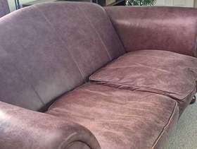 Freecycle Leather sofa bed