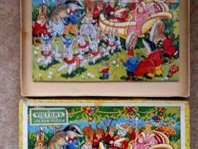 Freecycle Rabbit and Sleigh Victory Handcut Wooden Jigsaw