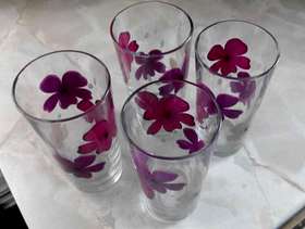 Freecycle Set of 4 glasses