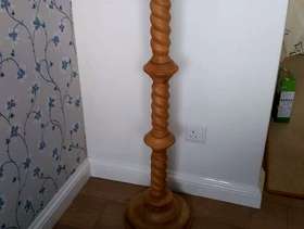 Freecycle Oak Pedestal