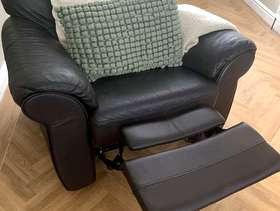 Freecycle Leather recliner armchair