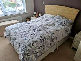 Freecycle Double storage bed and headboard