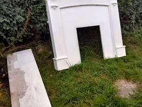 Freecycle Fireplace , fire and harth