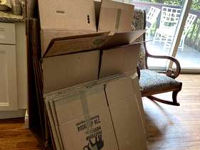 Freecycle Moving boxes and paper