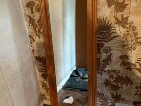 Freecycle Wooden full length mirror